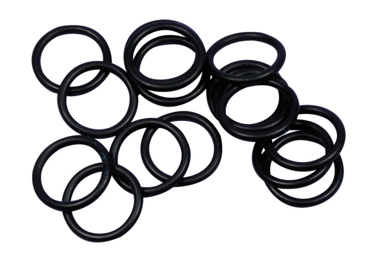 O-Ringe, 25 Stück, Durchmesser 10 mm, für Schwarzer EEG-Elektrode