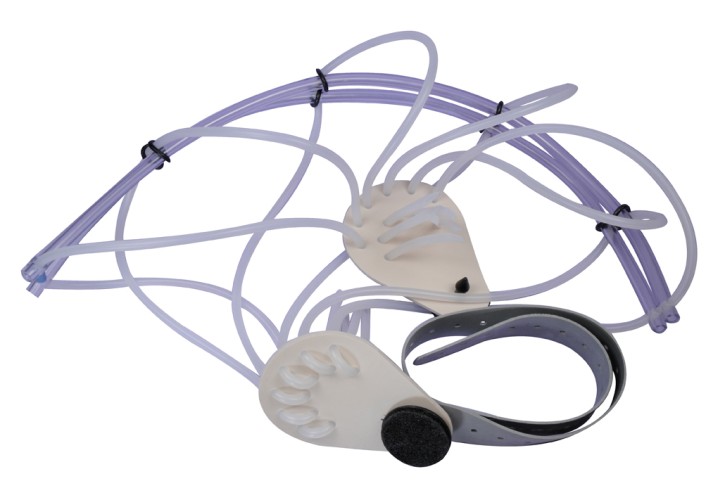 Schwarzer EEG-Kopfhaube für Erwachsene